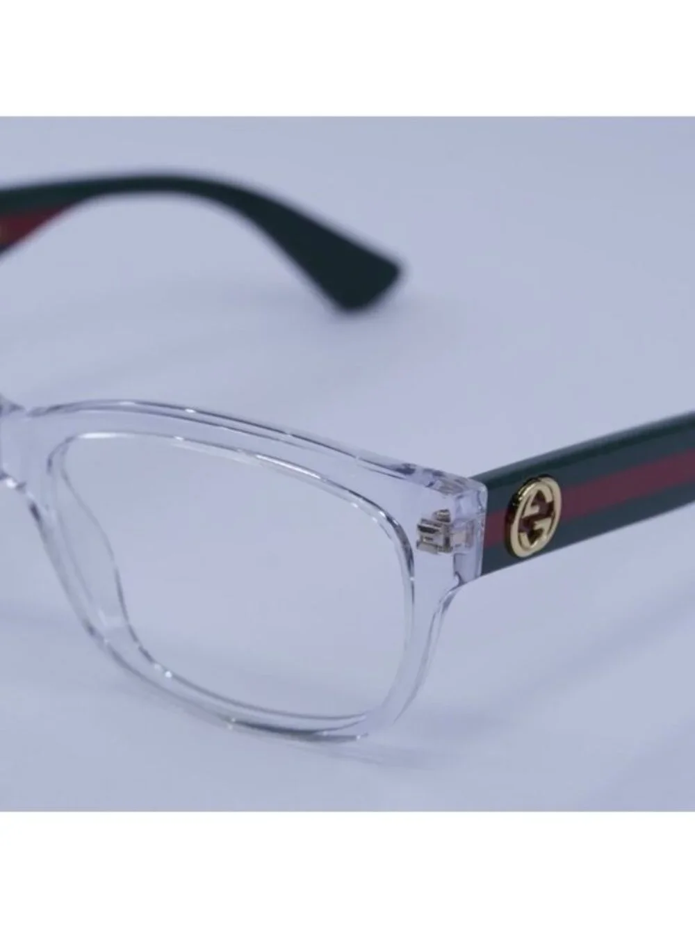 Gucci GG0278O 016 Eyeglasses Crystal 55mm Rectangle Frame